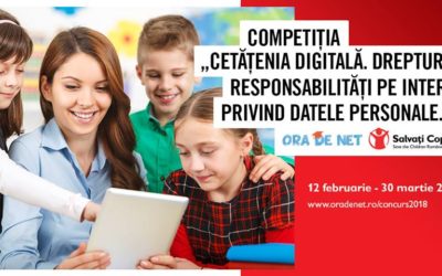 Concurs. Cetăţenia digitală. Drepturi şi responsabilităţi pe Internet privind datele personale.