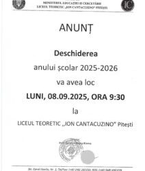 Deschidere An Școlar 2025-2026